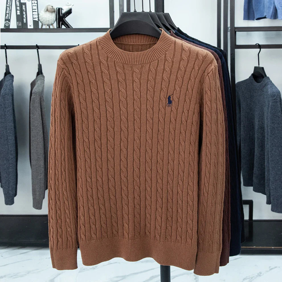 Classic Cable-Knit Sweater