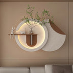 AuraCraft™ Luxe LED Wall Art – Floating Shelf & Ambient Wall Lamp