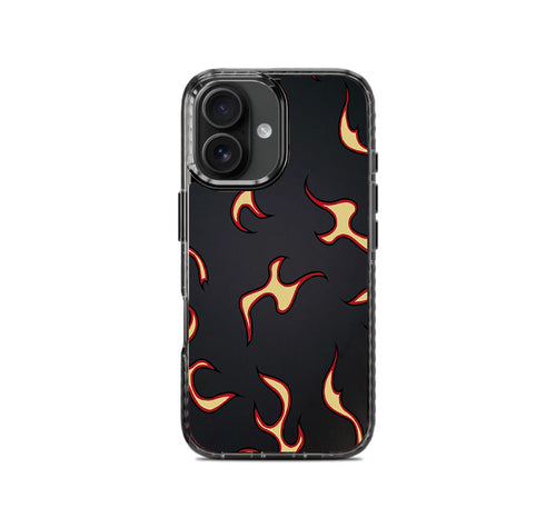 Black Flames Pattern Stride 2.0 Phone Case Cover