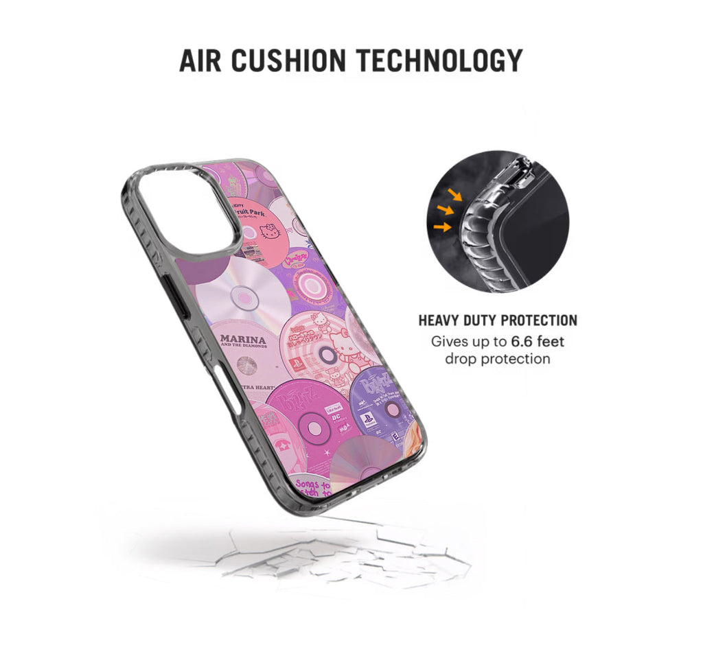 Y2K Discs Pattern Stride 2.0 Phone Case Cover