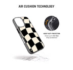 Black Checkers Pattern Stride 2.0 Phone Case Cover