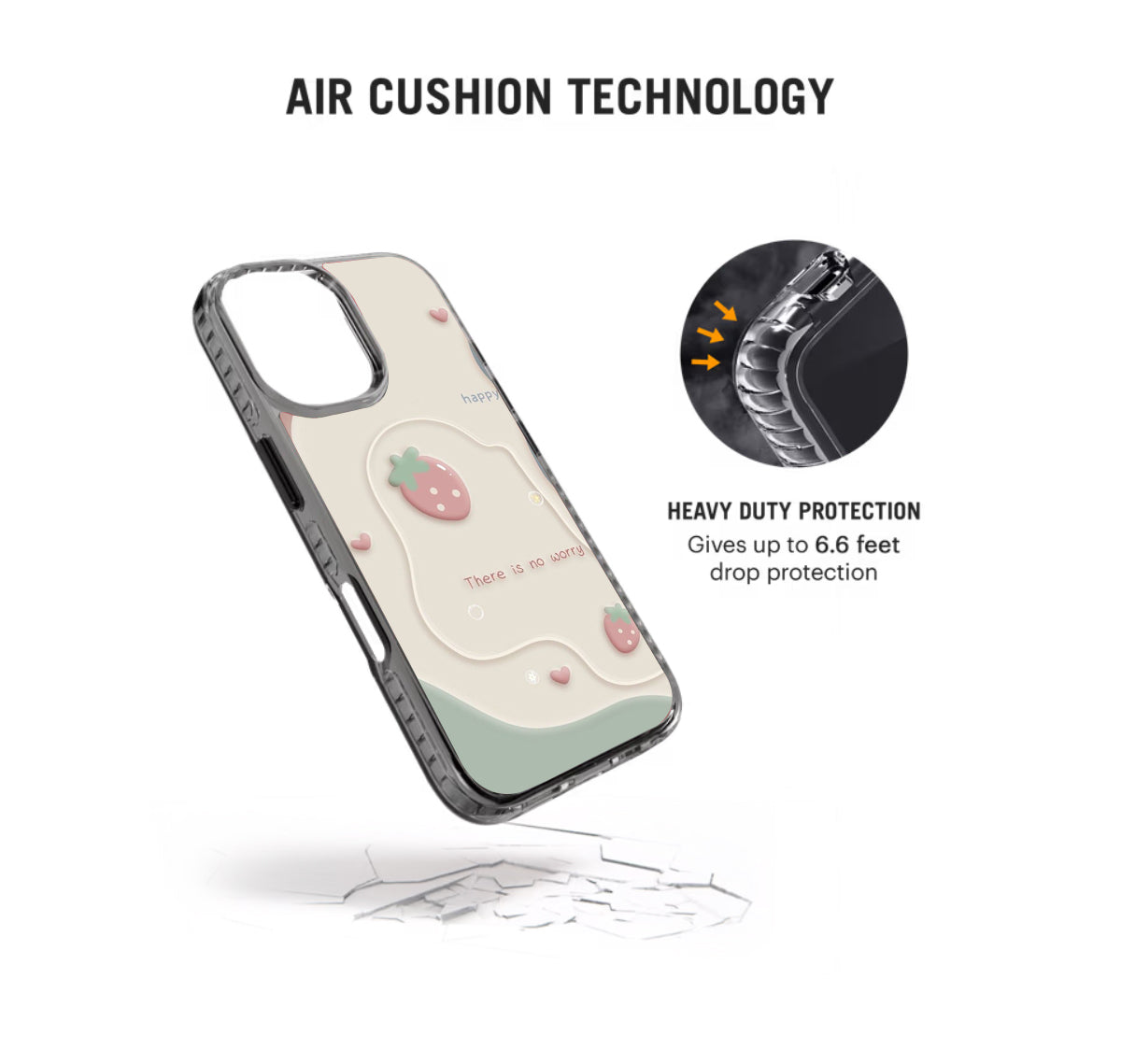 Happy No Worry Stride 2.0 Phone Case Cover