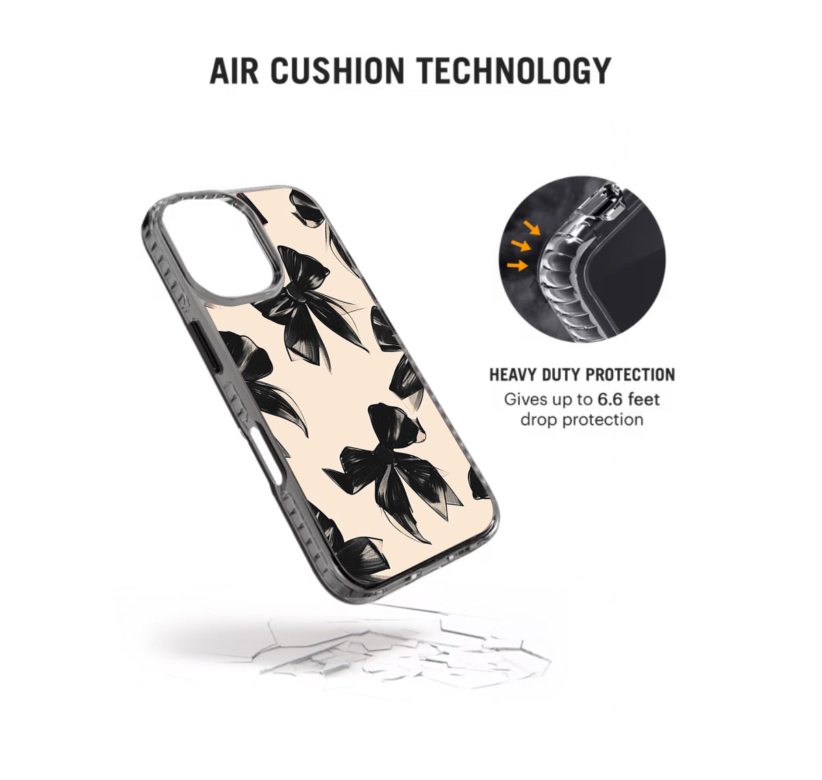 Black Bows Pattern Stride 2.0 Phone Case Cover