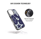 Blue Rock Pattern Print Stride 2.0 Phone Case Cover
