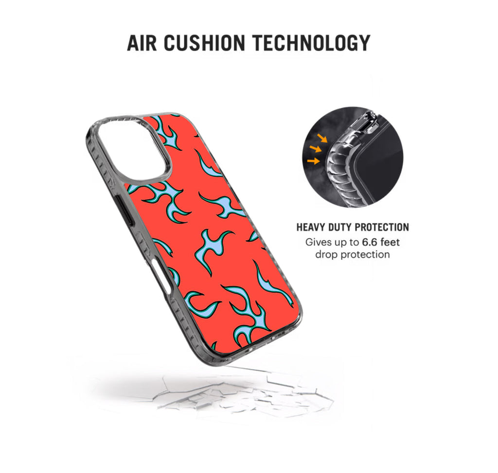 Red Flames Pattern Stride 2.0 Phone Case Cover