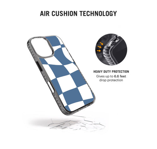 Blue Checkers Pattern Stride 2.0 Phone Case Cover