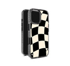 Black Checkers Pattern Stride 2.0 Phone Case Cover
