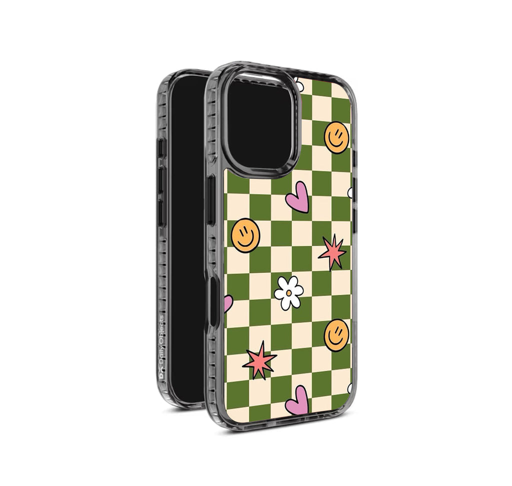 Green Checkers Pattern Stride 2.0 Phone Case Cover