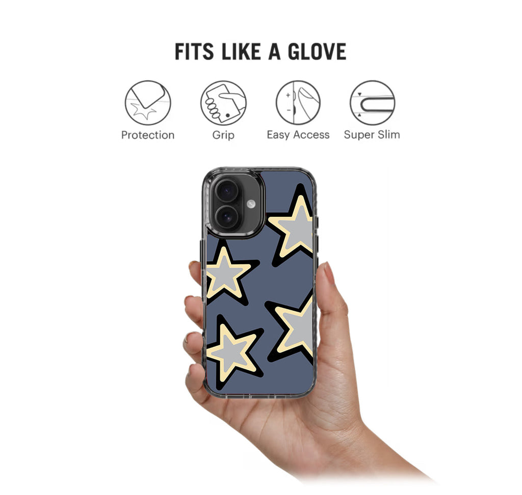 Y2K Stars Pattern Stride 2.0 Phone Case Cover
