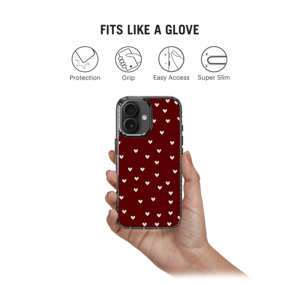 Hearts Print Pattern Stride 2.0 Phone Case Cover