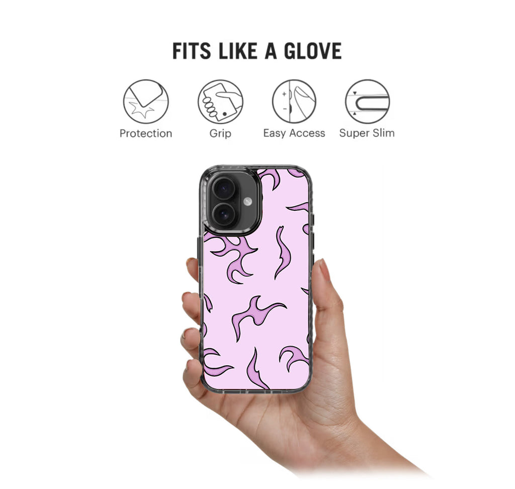 Pink Flames Pattern Stride 2.0 Phone Case Cover